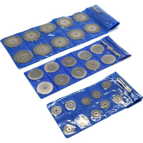 Diamond Grinding Wheel 10pcs Cutting Disc Diamond Abrasive Disc Dremel Rotary Tool Jewelry Dremel Accessories