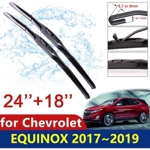 Car Wiper Blades for Chevrolet Equinox 2017 2018 2019 MK3 3rd Gen 3 Holden Front Windscreen Windshield Brushes Car Accessories