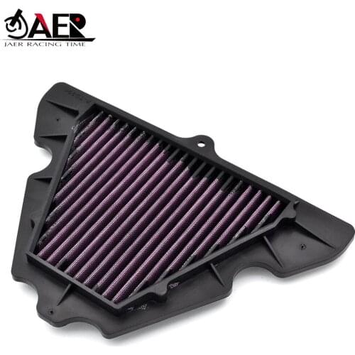 JAER High Flow Black Air Cleaner Reuseful Element for Kawasaki Z1000 2010 2011