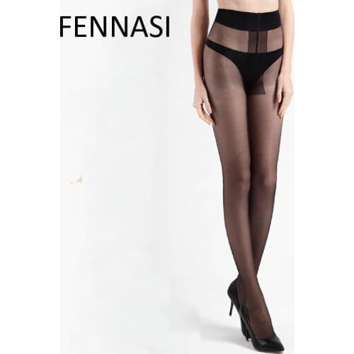 FENNASI T Crotch Womens Tights Transparent Sexy Pantyhose Women Slim Nylons Lady Sexy Black Tights Seamless Pantyhose