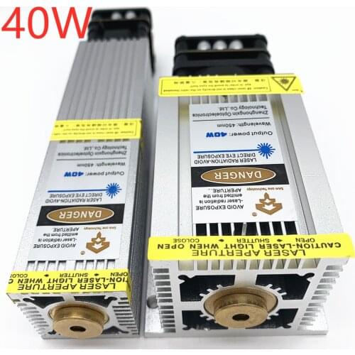 40W laser head, blue laser module, fast engraving speed, can be used to engrave stainless steel and oxidized metal, with TTL/PWM