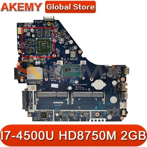 V5WE2 LA-9531P Mainboard For Acer E1-572G E1-572 V5-561G Laptop Motherboard With CPU I7-4500U GPU HD8750M 2GB 100% Fully Tested