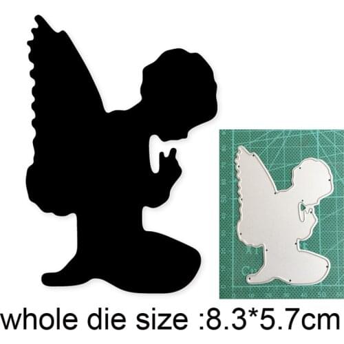 Metal cutting dies cut die mold Angel Prayers Boy Girl decoration Scrapbook paper craft knife mould blade punch stencils dies