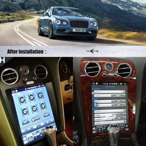 Android 10.0 Multimedia Player For Bentley Speeding Supersport Tesla Style GPS Navigation Auto Radio Stereo Tape Recorder Unit