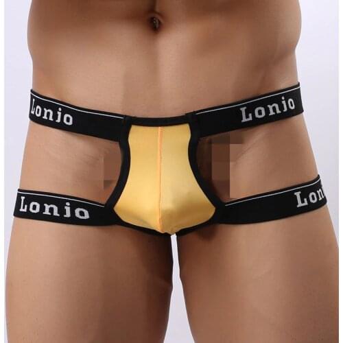 Gay Underwear Jockstrap Mens Mesh Jock Strap Thongs G-Strings Sexy Men Underwear Double G Belt Nylon Low Rise High Quality 2018