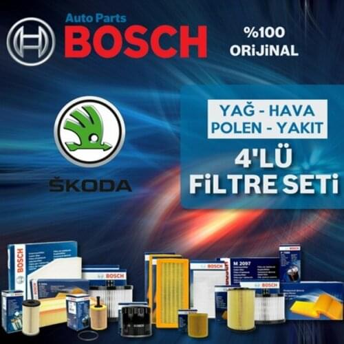 For Skoda Fabia 1.4 Tdi Bosch Filter Care Set 2003-2008