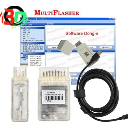 Tactrix Openport 2.0+ECUFLASH Cable WORK For Toy ota, J aguar And L andRover Diagnose with Brand New Chip