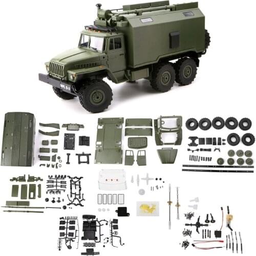 WPL B36 1:16 RC Car 2.4G 6WD Military Truck Rock Crawler Command Communication Vehicle Kit DIY Toys For Boys