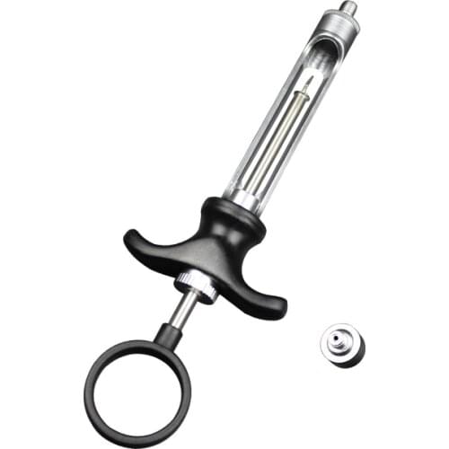 1Pcs New Stainless Steel Dental Aspirating Syringe Dentist Surgical Instruments For Dental Lab