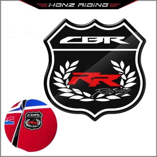 For Honda CBR600RR CBR900RR CBR1000RR CBR 1100XX 300R 150R 250R 600F 3D Resin Motorcycle Sticker