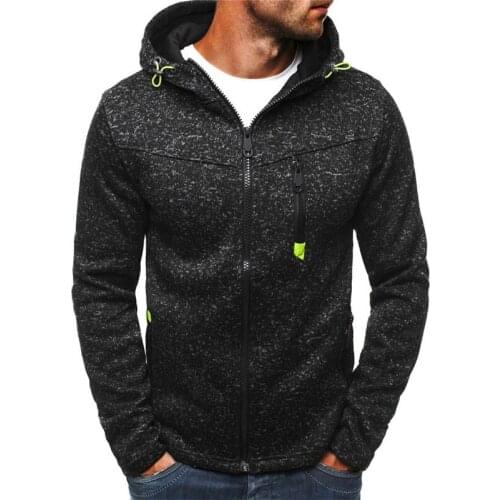ERIDANUS Brand Jacquard Hoodie Fleece Cardigan Hooded Coat Mens Hoodies Sweatshirts Pullover For Male Hoody Sweatshirt MWW146