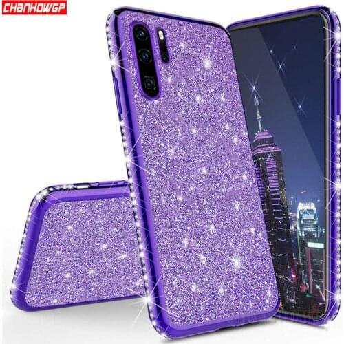 Luxury Diamond Soft Case For Huawei Y5 Y6 Y7 2019 Y5P Y6P Y7P P Smart Plus Honor 8A 8S 8C 8X 9X 20 Pro 10i 10 P30 P40 Lite Cover