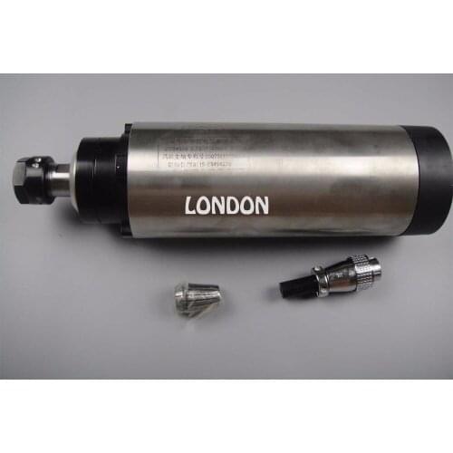 CNC milling spindle ER20 diameter 80mm 220V 24000rpm air cooling spindle with 4 bearing