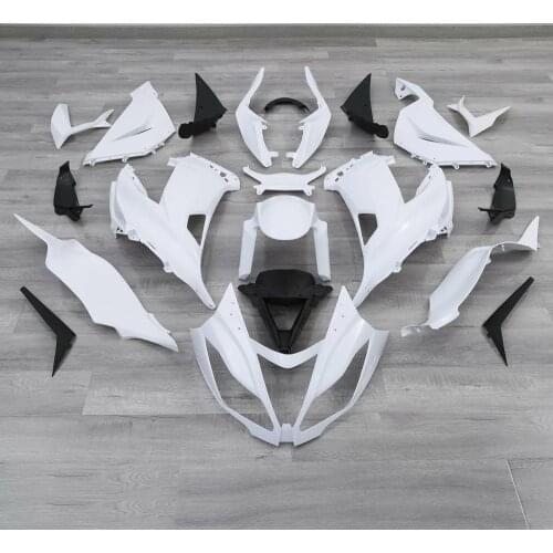 Motorcycle Unpainted Injection ABS Fairing Complete Set For Kawasaki Ninja ZX6R 2013-2018