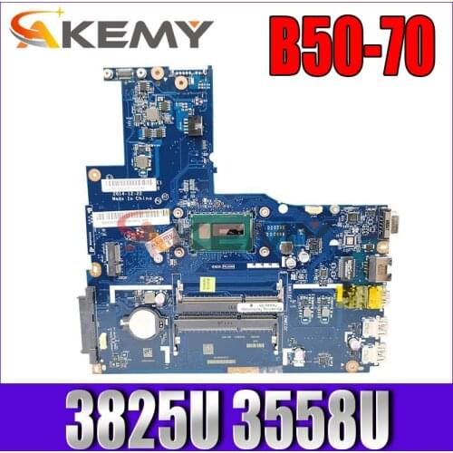 Working Perfectly ZIWE1 ZIWB2 ZIWB3 LA-B092P For Lenovo B50-70 B50-80 Laptop Motherboard 3825U 3558U