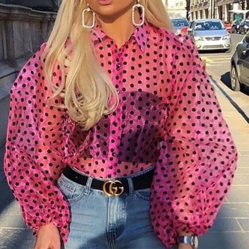 PAFUTIN Polka Dot Blouses