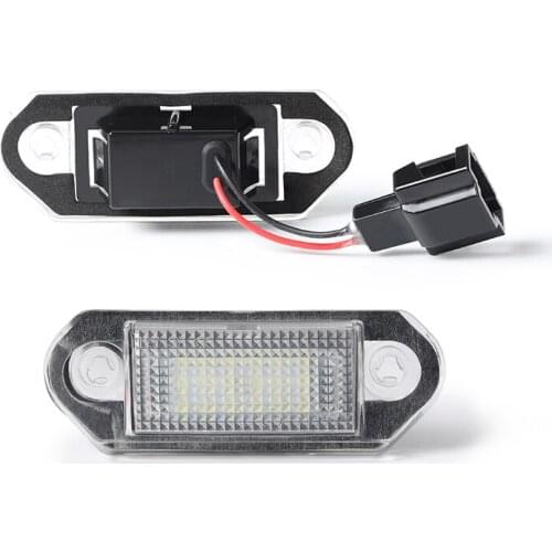 ​2Pcs LED Car License Plate Light Number Lights For VW Golf 3 Variant 1993-1999 Verno Jetta 3 1992-1998 Canbus Error Free