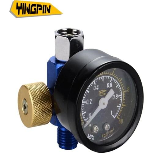 Manufacturer spray gun on the gun gun bracket oil water filter gun tail pressure gauge