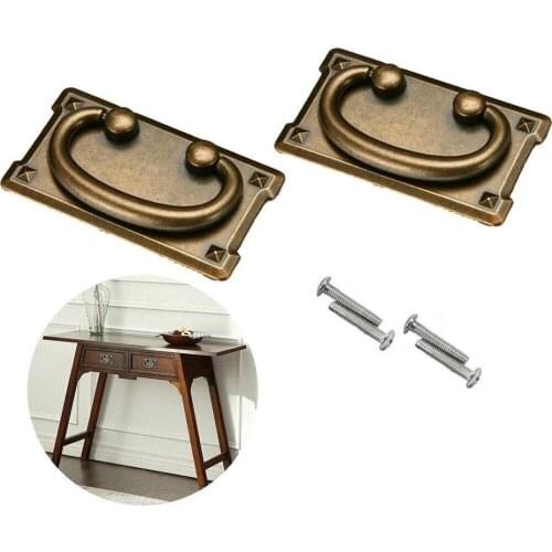 Retro 1/2pcs Vintage Grip 95*52mm Anti-corrosion Anti-rust Antique Bronze