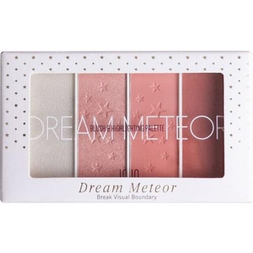 Face Blush Toiletries Palette Matte Blusher Highlighter Powder Contour Cheek Rouge Easy to Wear Toiletries 2 Colors