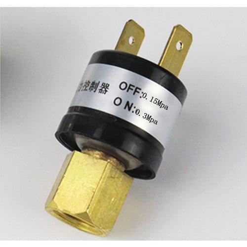 1/4"BSP 0.15-0.3Mpa(OFF-ON) Air Compressor Pressure Switch Thread Insert Type
