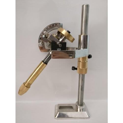 NEW Mode gem Faceting Machine Grinding Faceted manipulator playing angle flat mill polishing stone angles 96 index wheels handle