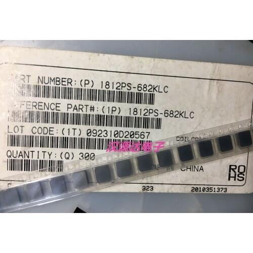 1812PS-682KLC 6.8UH 1.9A large current patch SRF winding inductance