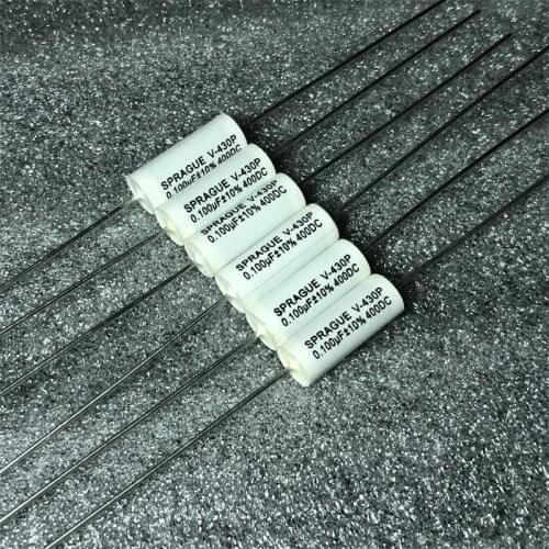 United States 430P 104K0.1UF400VDC copper foot audio coupling stepless capacitor