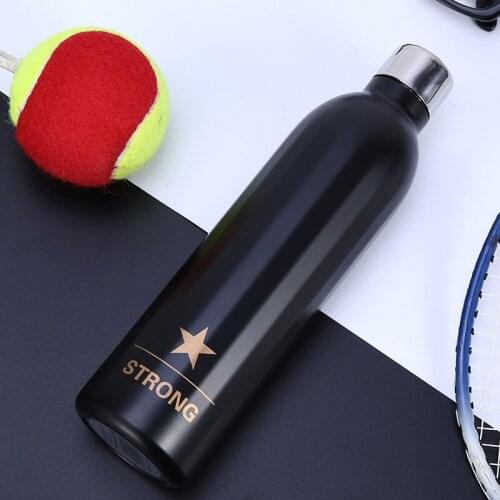 New 480ML Thermos Bottle For Water Bottles Double Insulated Flask Stainless Steel Thermal Mugs Sports Travel Gym Tea Coffee Cups