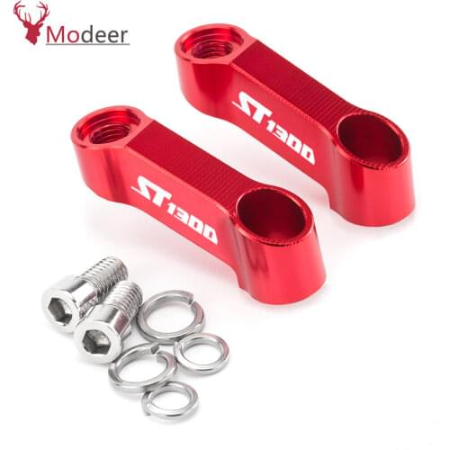 For Honda ST1300 CBF600 CB600F Hornet CB500F Mirrors Rearview Extension Riser Extend Adapte Mount Bracket Motorcycle Accessories
