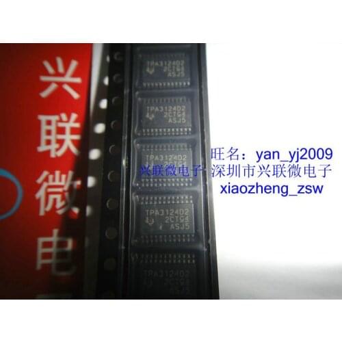 In stock 100% New&Original 5pcs/lot TPA3124D2PW TPA3124D2 HTSSOP24
