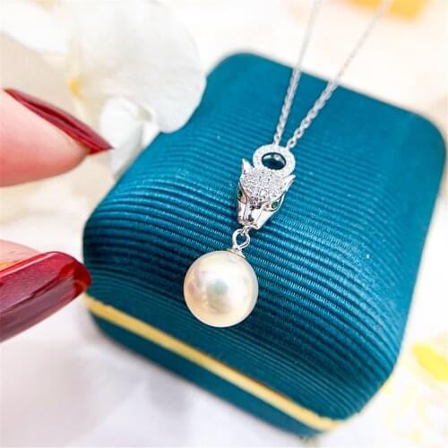 S925 Sterling Silver Screw Eye Pin Bail Top Drilled Beads End Cap For DIY Pearl Charm Pendant Connectors Jewelry Making