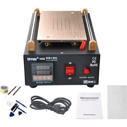 UYUE 948Q Built-in Pump Vacuum LCD Screen Separator Machine with 100M Cutting Wire and 8 in 1 Open Tools