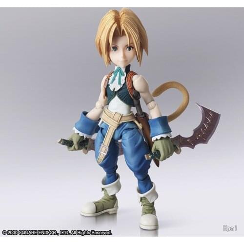 Japanese original FINAL FANTASY IX BRING ARTS Zidane Tribal 11cm PVC original action figure collectible model toys for boys