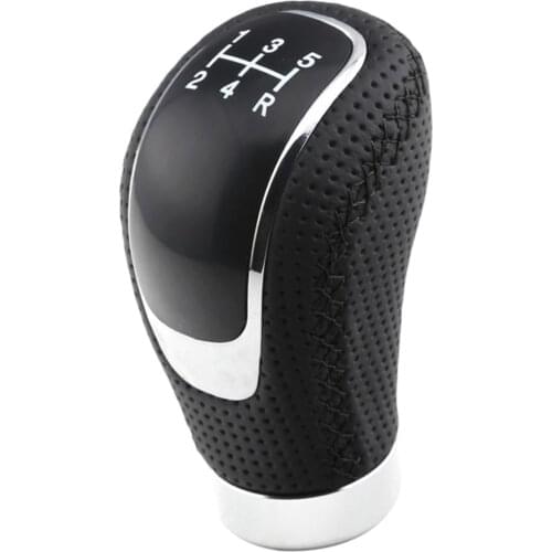 5 Speed Manual Car Gear Shift Knob Stick Shifter Lever Stitching