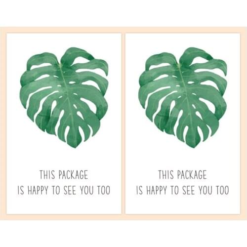 50Sheets Stickers Gift Box Sealed Stickers Self-adhesive Coated Paper Labels Decoration Diary Scrapbook Birthday Stationery