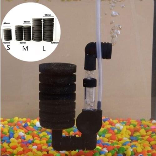 Aquarium Sponge Filter Fish Tank Shrimp Pond Air Pump Biochemical Sponge Filter Bio Sponge Filter Aquarium Filtration Filter