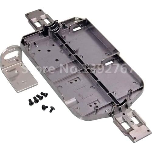 RC Car WLtoys Upgrade Part Aluminum Alloy Rally Car Chassis 380 390 Adjustable Motor Amount For 1/18 A929 A949 A959 A969 A979