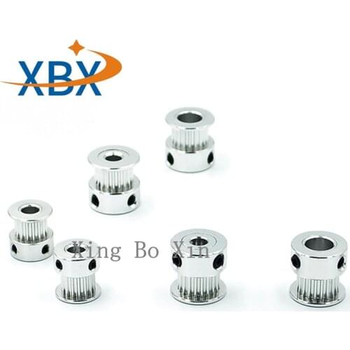 Free Shipping20PCS Timing pulley 2GT-20 tooth 16 tooth Bandwidth 6 mm Inner hole 5/8 mm GT2 drive pulley M3 M4
