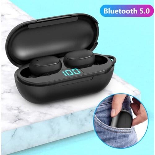 H6 Bluetooth 5.0 TWS Digital Display In-Ear Wireless Sports Earphones Earbuds