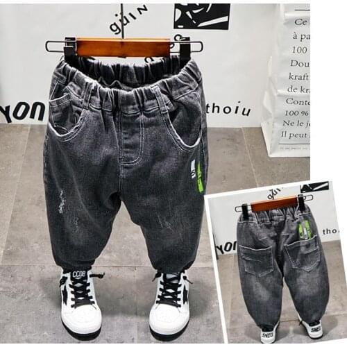 Children clothes boys long style cotton jeans Autumn spring denim trousers boy trousers casual pants For Kids Clothes 2-7Years
