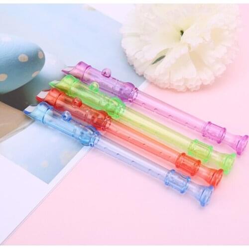 Kids Educational Plastic Musical Instrument Recorder Flute 6 Holes Colorful Childrens Toys Gift Flute Long Music Lovers