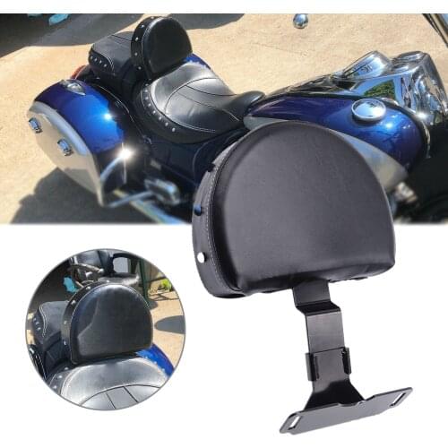 For Indian 2014-2021 Chief Chieftain Dark Horse Roadmaster Springfield Motorcycle Driver Backrest Studded Pad Backrest Mount Kit