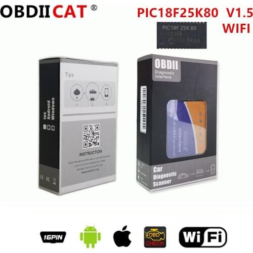 ELM327 V1.5 WIFI V03HW/V03HW-1 OBD2 Car Fault Diagnosis Scanner Tool Vehicle OBDII Code Reader Diagnostic Interface