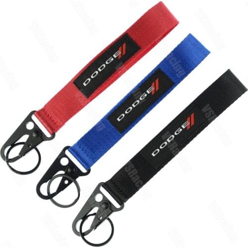 JDM Style for DODGE Cellphone Lanyard Racing Car Keychain ID Card Neck Strap for Ram Cars