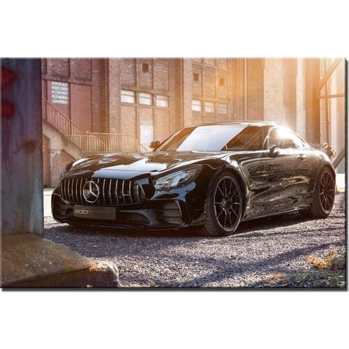 AMG GT R Supercar Canvas Painting Wallpaper Nordic Style Wall Art Pictures for Living Room Home Decor DIY Frame Poster