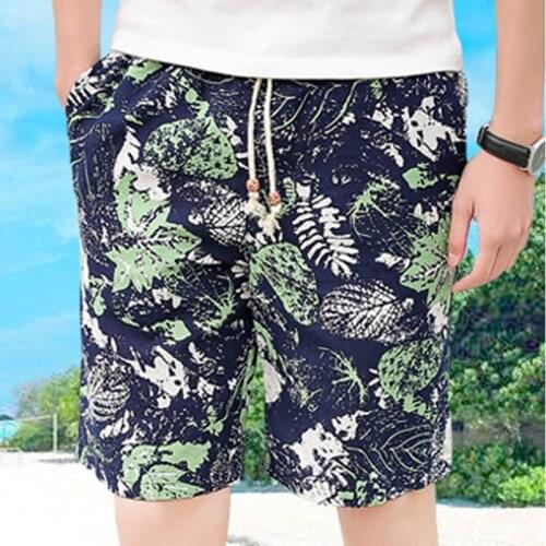 Hot 2020 Outdoor Summer Water Sports Beach 100% cotton Slim Fit Drawstring mens swimming board shorts bermuda surf Short trouser