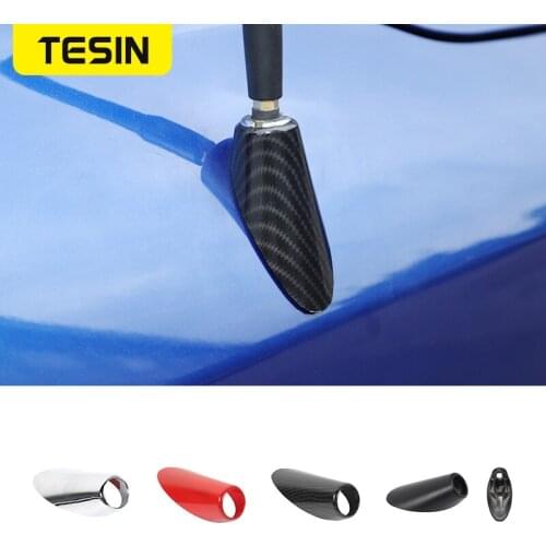 TESIN Car Stickers for Dodge RAM 1500 Car Antenna Base Decoration Cover Trim for Dodge RAM 1500 2010-2017 Car Accessories