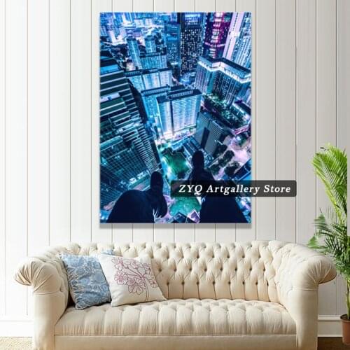 So High Cyberpunk Home Decor Poster Pictures Wall Art Bedroom Decoration Study Living Room Prints Painting