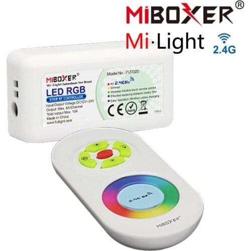 Milight Rgb Controller RF Remote Control Fut020 Fut021 Fut022 2.4G Miboxer Dimmer 12v 24v CCT RGB RGBW Mi Light Led Controller